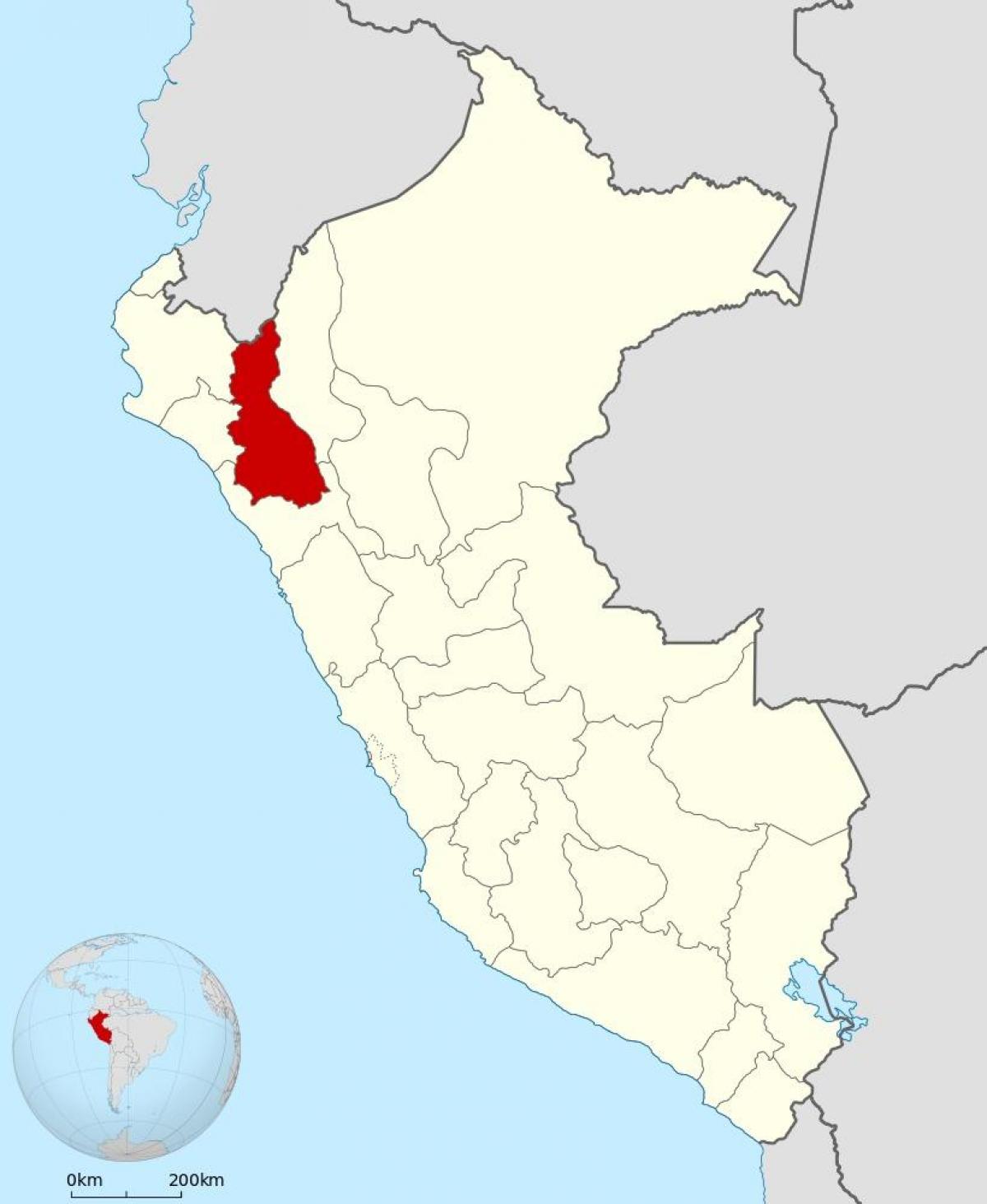 harta e cajamarca Peru
