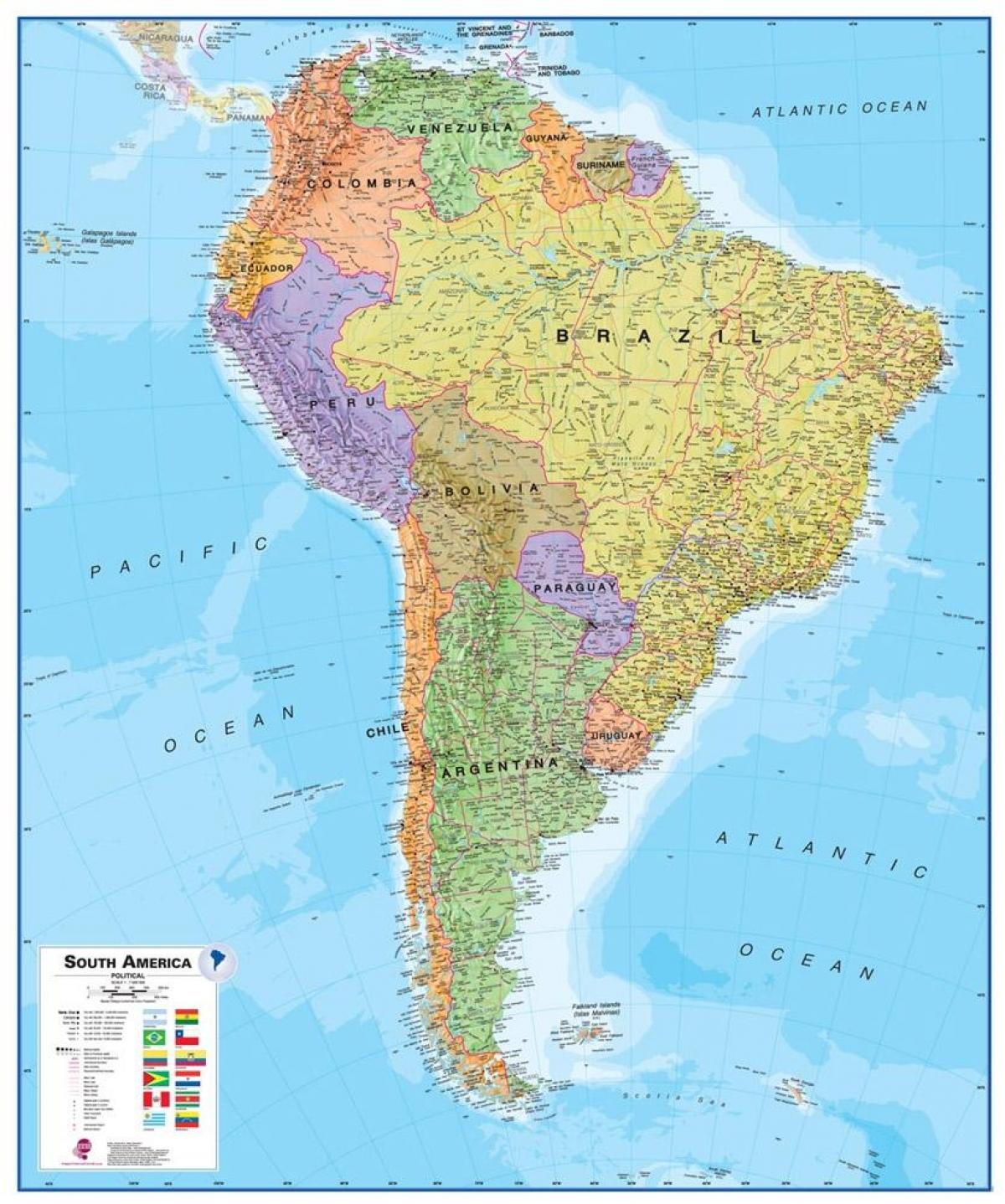 harta Peru, amerika e jugut