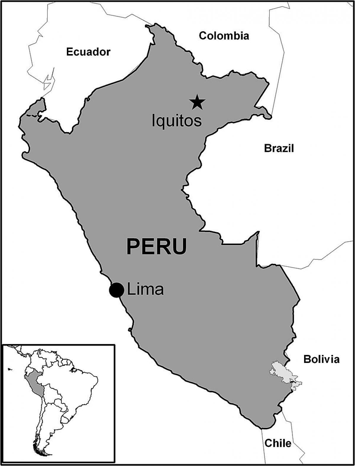 harta e iquitos Peru