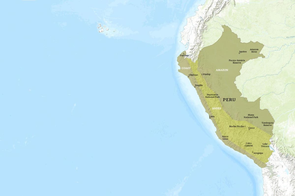 harta e kuelap Peru 