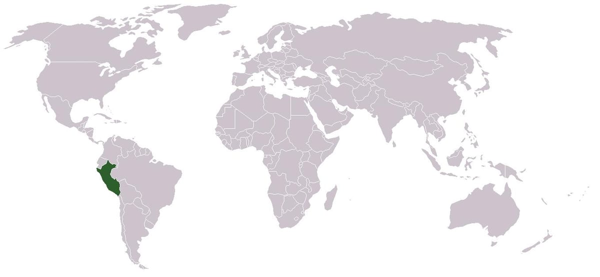 harta e Peru globale