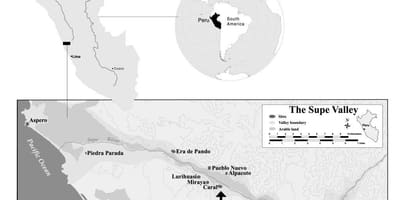 Harta e caral Peru