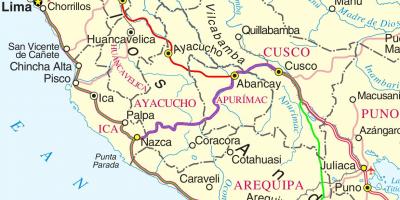 Harta e cusco Peru