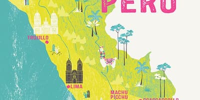 Harta e Peru për fëmijët