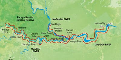 Harta e lumit amazon Peru
