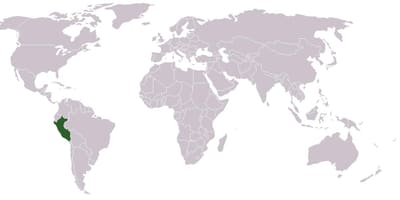 Harta e Peru globale