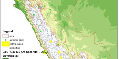 Harta e Peru lartësi