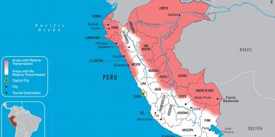 Harta e Peru malaria
