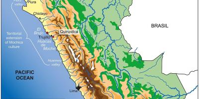 Peru gjeografi hartë