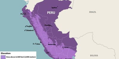 Harta e zika Peru